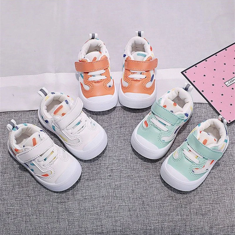 Top Trends: Baby Walking Shoes Spring Autumn Mesh Soft Soled Functional Boys Girls 1-3 Year Sneakers For Kids Baby Girl Shoppable Styles