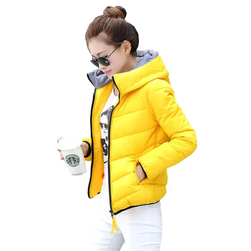 Top Trends: New Women Thickencoat Keep Warm Down Cotton Jacket Korean Style Slim Fit Jacket Long Sleeve Warm Coat Parka Female Solid Outwear Shoppable Styles