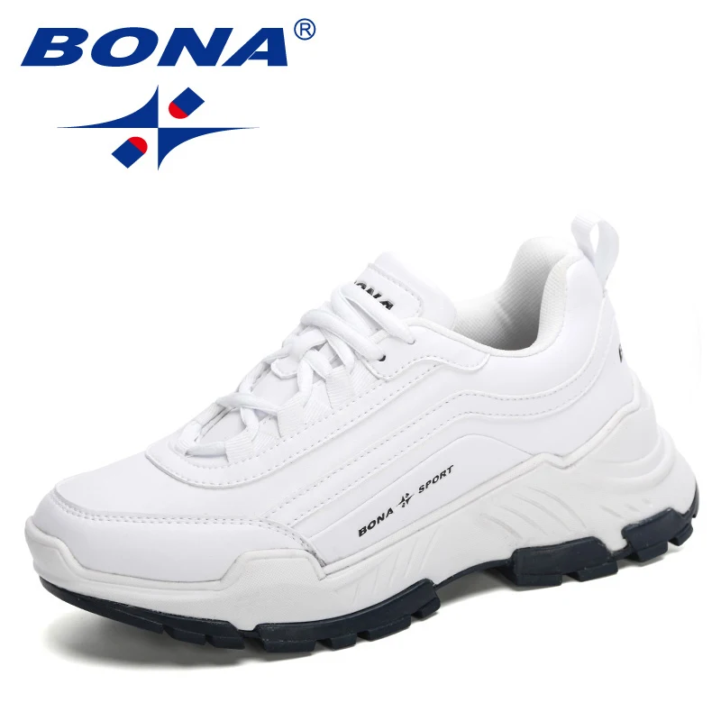 Top Trends: BONA 2023 New Designers Casual Sneakers Women Thick Sole Ladies Platform Walking Footwear Height Increasing Shoes Feminimo Comfy Shoppable Styles