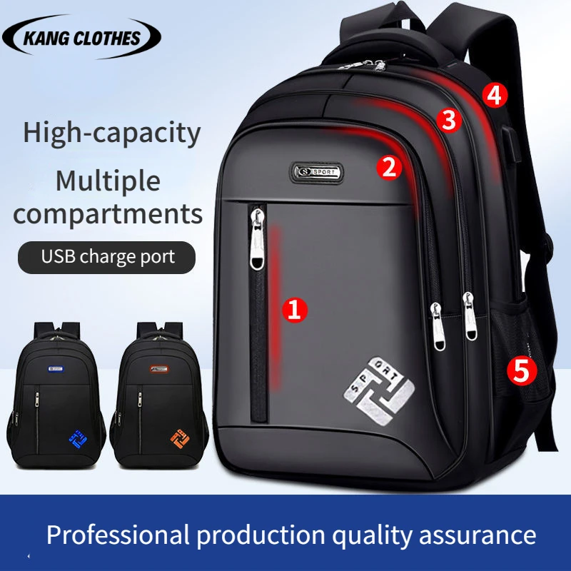 Top Trends: Large Capacity Laptop Backpack Men&#039;s Multifunctional Waterproof 15.6-inch School Backpack Business Leisure Travel Backpack Shoppable Styles