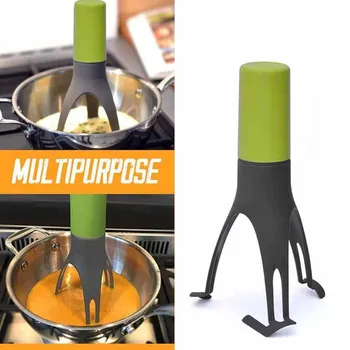Automatic Pan Stirrer Pot Sauces Soup Food Mixer Self Stirring Triangle  Agitator Egg Beater Whisk Stick for Kitchen Cooking Tool