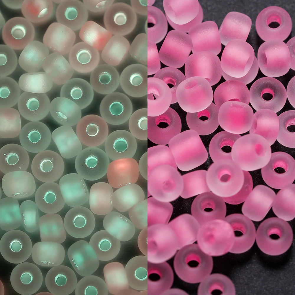 Top Trends: 600pcs 3mm Luminous Glass Seed Beads Glow In The Dark Loose Spacer Beads For DIY Jewellery Marking Necklace Bracelet Accessories Shoppable Styles