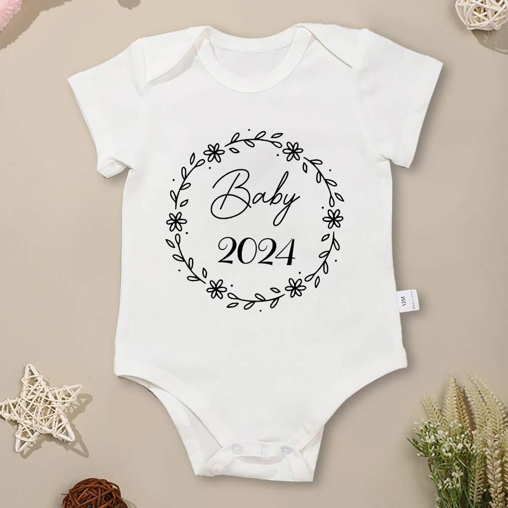 Top Trends: I LOVE MOM & DAD 2024 Baby Boy Girl Clothes Body Pregnancy Announcement Newborn Onesies Cotton Cozy Infant Outfits Surprise Gift Shoppable Styles - Image 5