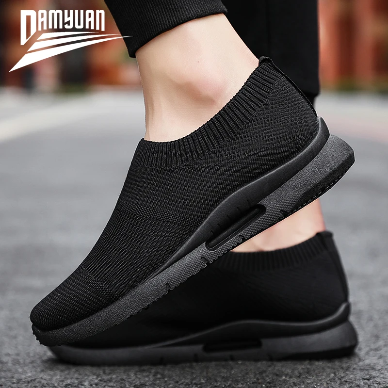 Top Trends: Damyuan Men Light Running Shoes Jogging Shoes Breathable Man Sneakers Slip On Loafer Shoe Men&#039;s Casual Shoes Size 46 2020 Shoppable Styles