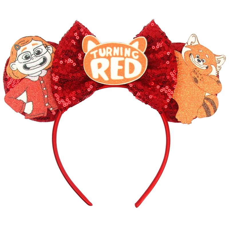 Top Trends: 2024 New Red Panda Mouse Ears Headband Cartoon Beast Girls Hairband Women Popular Character Party Cosplay Kids Hair Accessories Shoppable Styles - Image 4