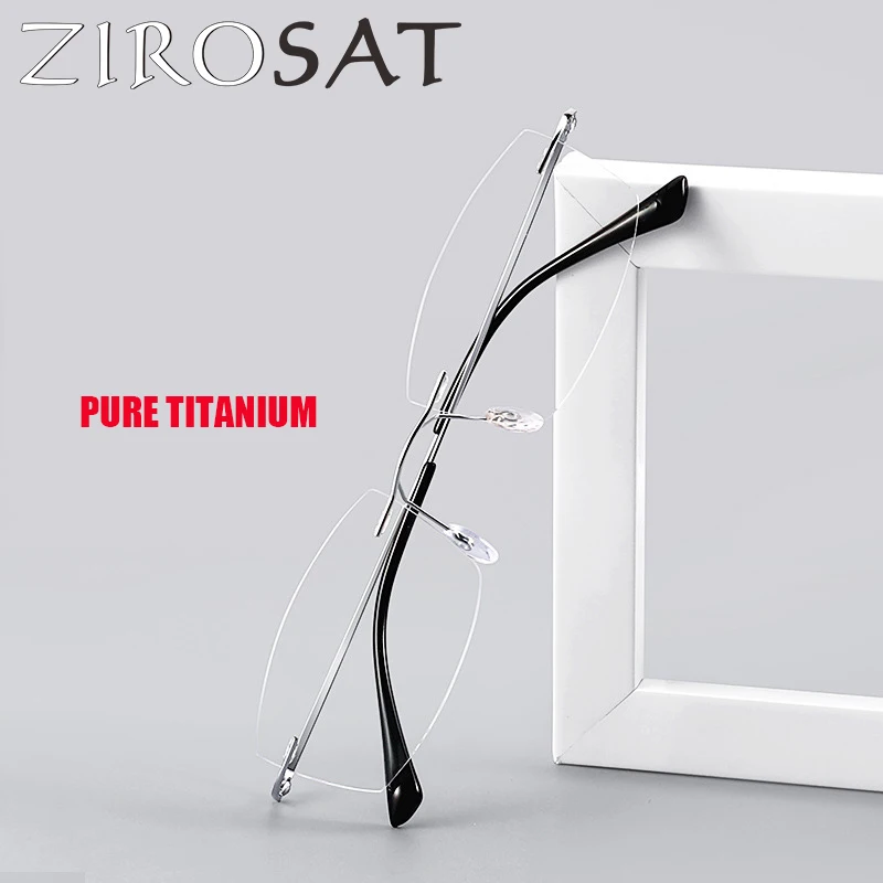 Top Trends: ZIROSAT 8161 Reading Glasses Anti Blue Rays Presbyopia Eyeglasses Computer Frameless With + 1.0+ 1.5+ 2.0 + 2.5 + 3.0 + Shoppable Styles