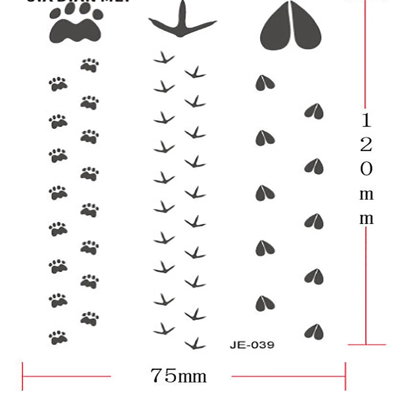 Top Trends: Temporary Waterproof Tattoo 12pcs / set Cute Cartoon Animal Flower Bracelet Bracelet Kids Tattoo Set Shoppable Styles - Image 5