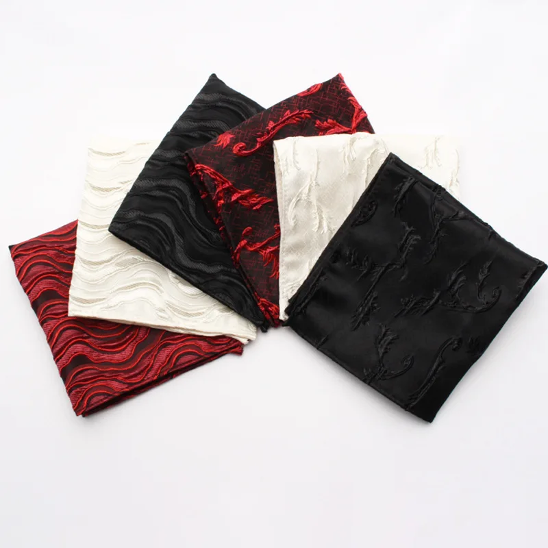 Top Trends: Suits Pocket Square For Men Wave Special Pattern Women Chest Towel Hanky Gentlemen Hanky Classic Mens Handkerchief Pocket Towel Shoppable Styles