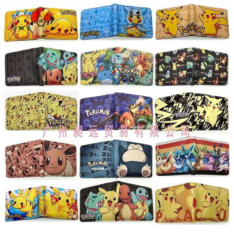 Top Trends: Pokemon Cartoon Printed Wallet For Woman Boys And Girls Animation Peripheral Short Wallet Student Twofold PU Leather Money Purse Shoppable Styles