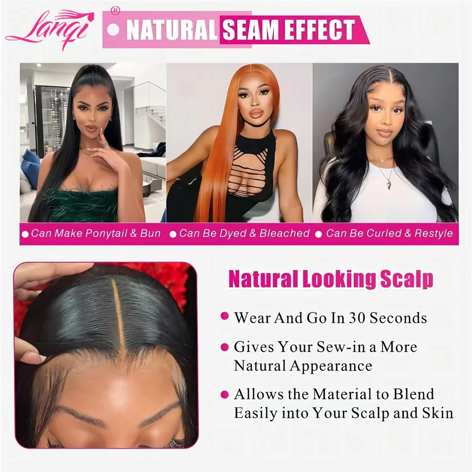 Top Trends: Glueless Wig Human Hair Ready To Wear 250 Density Pre Cut Transparent 4x4 Lace Closure Wig Brazilian Remy Human Hair Wigs Shoppable Styles - Image 6