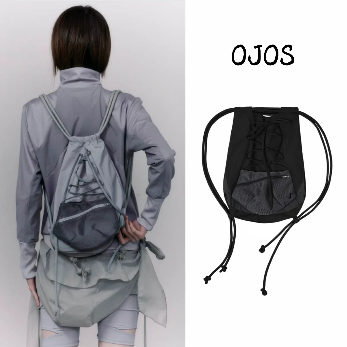 Top Trends: Backpack Nylon Korean Fashion Unisex Casual Open Pocket Small Bag Detachable High-Capacity Travel Backpack Sport Backpack Shoppable Styles