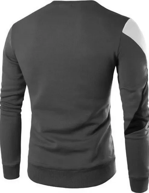 Top Trends: Spring New Men's Casual Long-sleeved Wind Hit The Color Stitching Hedging Sweater Shoppable Styles - Image 2