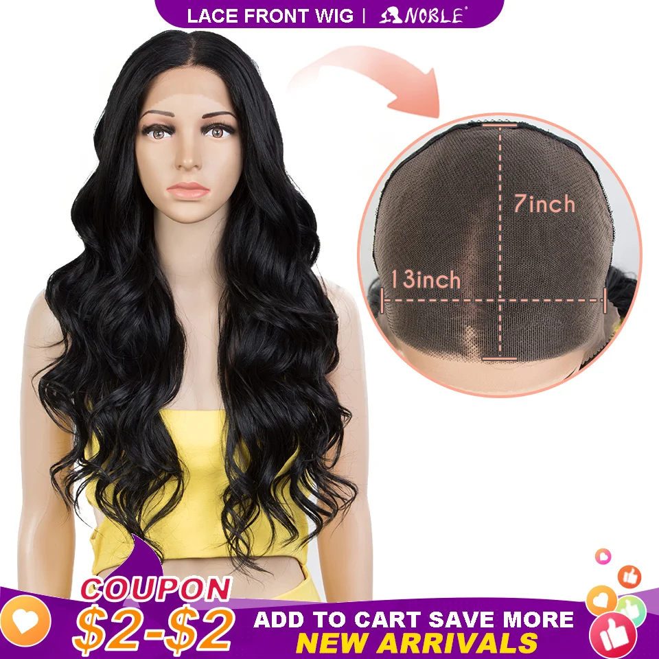 Top Trends: Noble Synthetic Lace Front Wig 26 Inch 13x7 Long Wavy Full Lace Front Wig 30Inch Lace Part Wig Blonde Wigs For Women Lace Wig Shoppable Styles