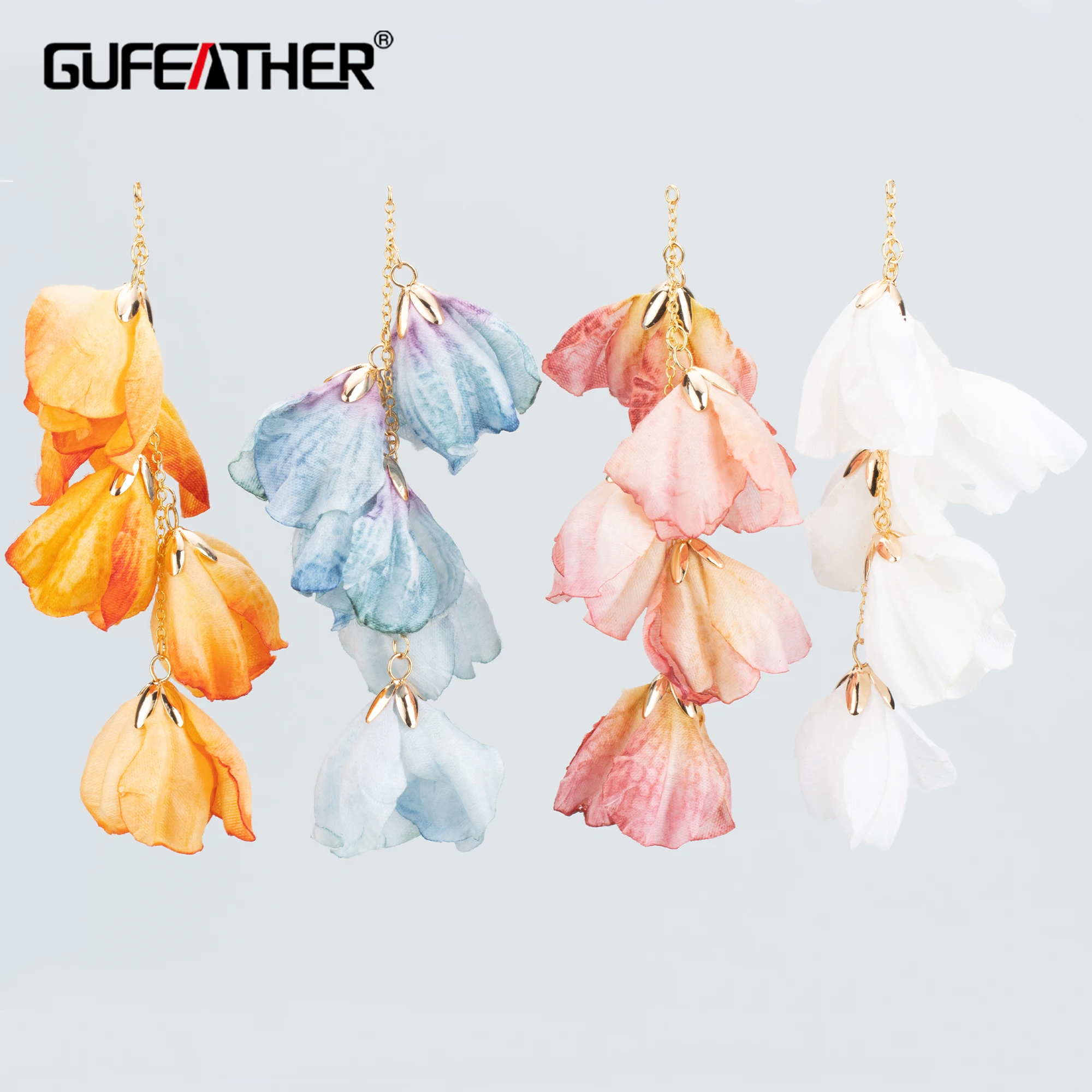 Top Trends: GUFEATHER F165A, jewelry Accessories, 18k Gold Plated, hand Made, flower Shape, charms, jewelry Making Findings, diy Pendants, 2pcs / lot Shoppable Styles