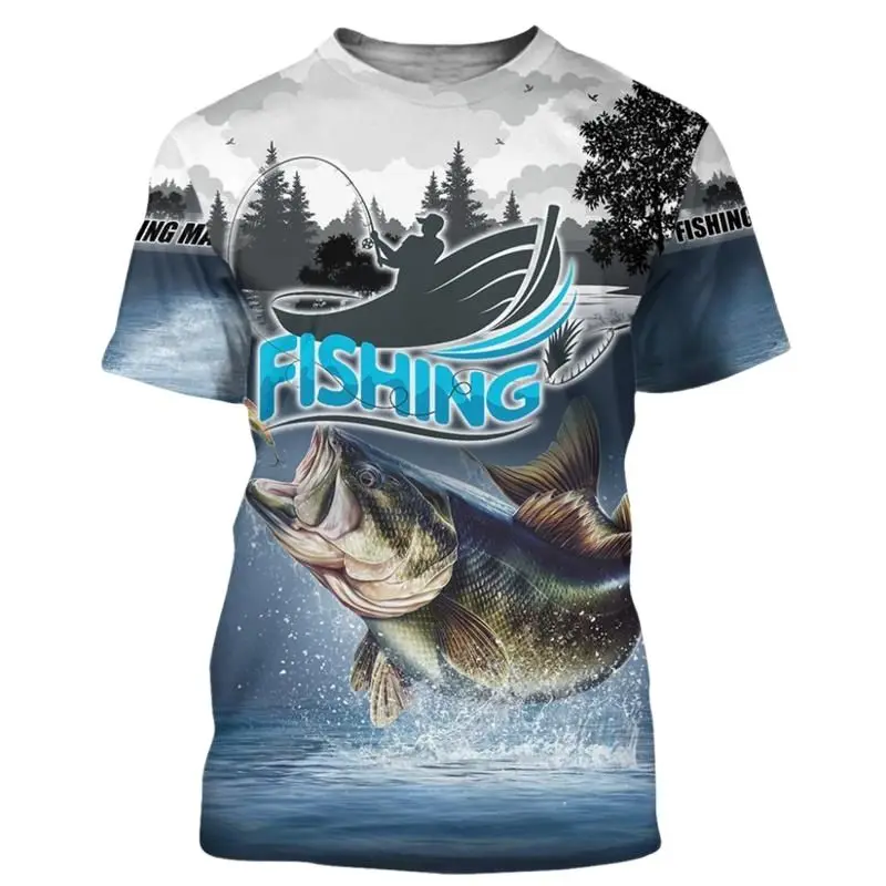 Top Trends: Fashion 3D Carp Fishing Men's Women's Summer Street Shirt Trendy All Game O-Neck Short Sleeve Oversized Men's T Shirt Men's Clot Shoppable Styles