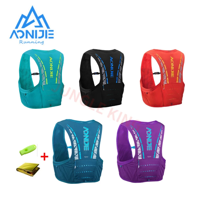 Top Trends: AONIJIE C933S 2022 New Update Outdoor Sports 5L Backpack Hydration Pack Rucksack Bag Vest Harness For Marathon Camping Running Shoppable Styles