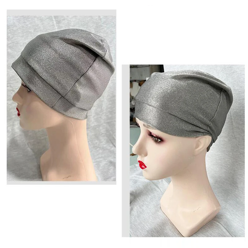 Top Trends: Anti Radiation Cap Silver Fiber Anti Radiation Cap Computers Electromagnetic Wave Rfid Shielding EMF Protection Hat Beanies Shoppable Styles - Image 6