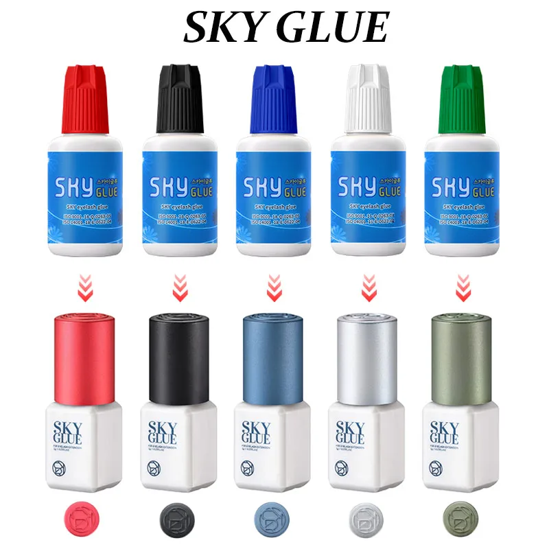 Top Trends: IGLUE SKY Glue For Eyelash Extension Supplies Women Beauty Health Makeup Tools Lava Lash Adhesive Strong Original Korea Shoppable Styles - Image 2