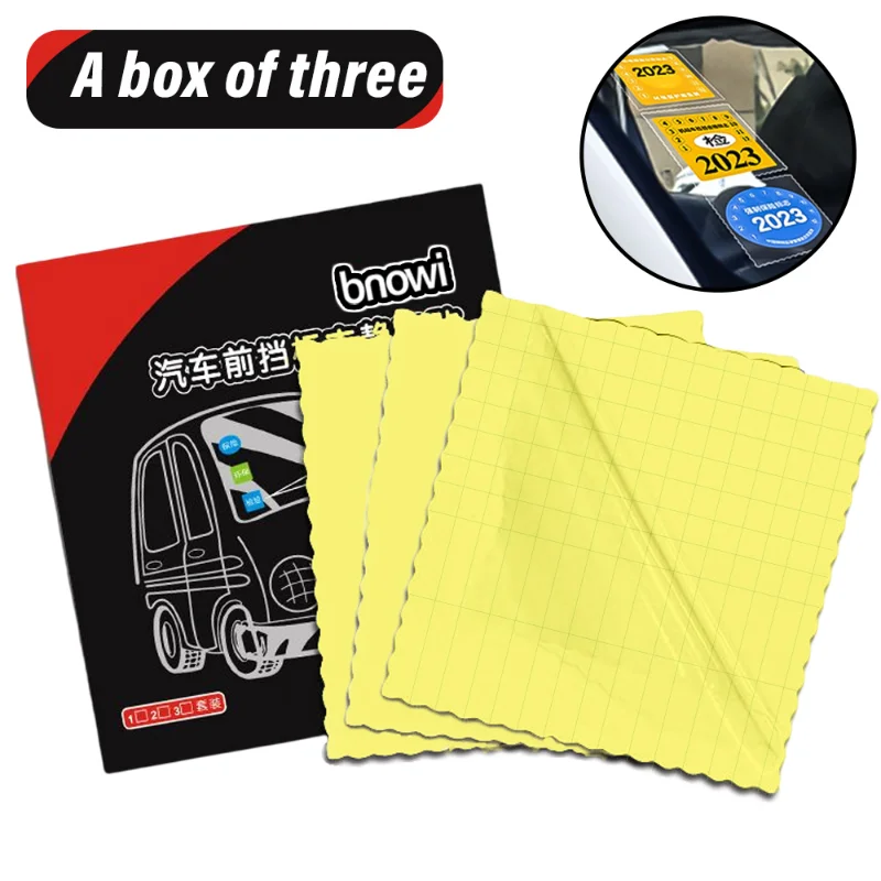 YOUEN's 4pc Car Electrostatic Stickers: Eco-friendly Windshield ...