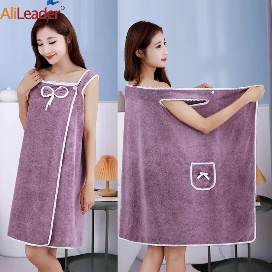 Top Trends: Microfiber Soft Bath Towel Women Sexy Wearable Quick Dry Bathing Bathrobes Wash Clothing Beach Dresses Bathroom Quick Dry Towel Shoppable Styles