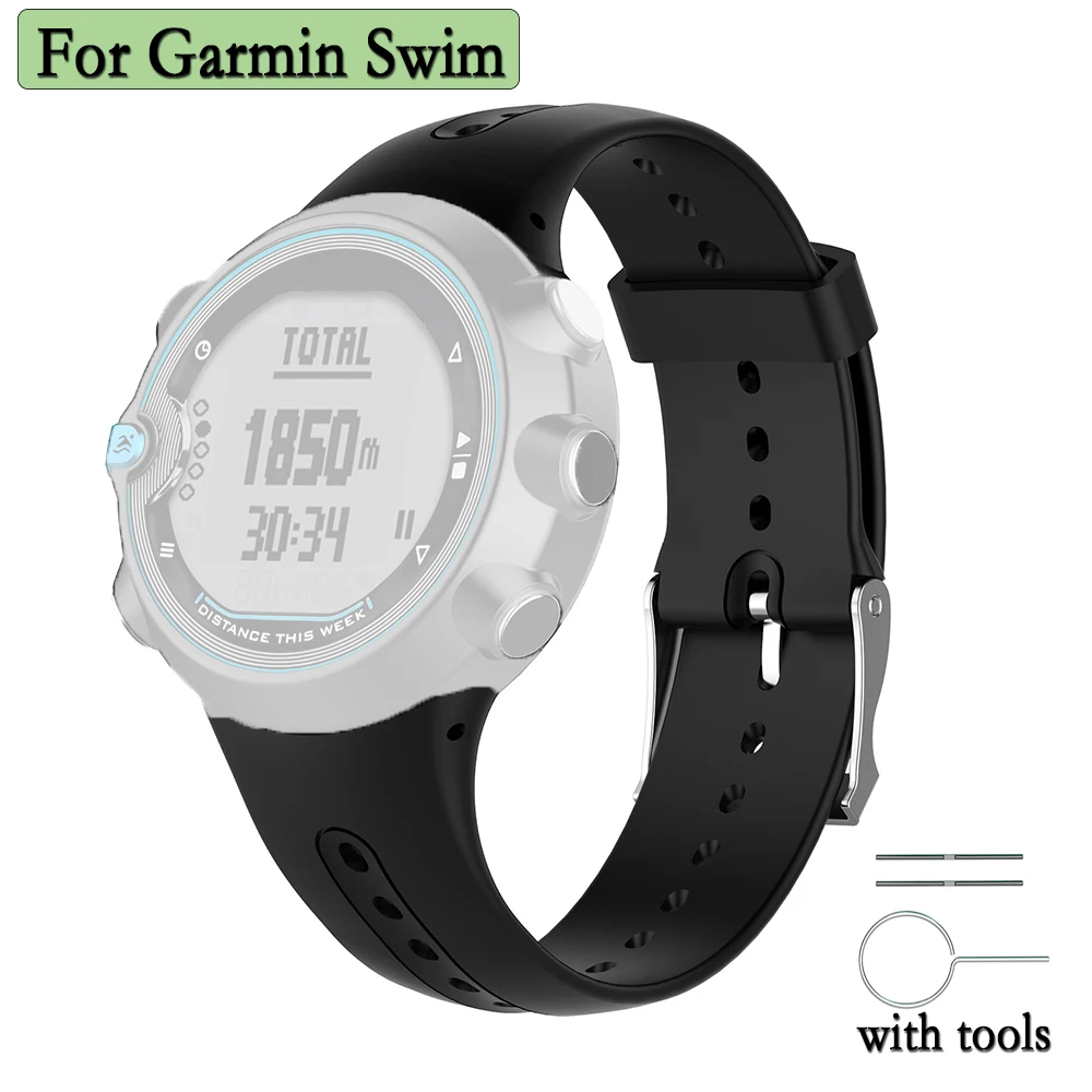 Top Trends: For Garmin Swim Original Wrist Strap Watch Band With Tools Accessories Replacement Bracelet Adjustable Belt Correa Shoppable Styles