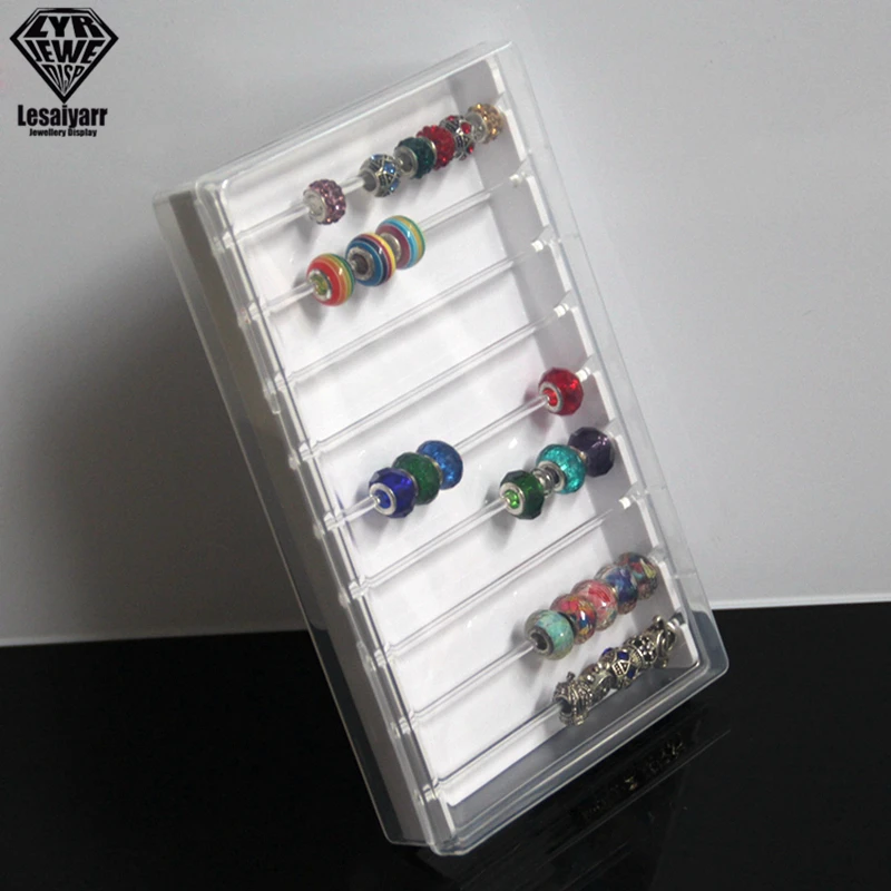 Top Trends: Acrylic Pandora Box Charm Beads Bracelet Ring Holder Jewellery Organizer JewelryTray Diy Finding Display Stand Storage Case Rack Shoppable Styles