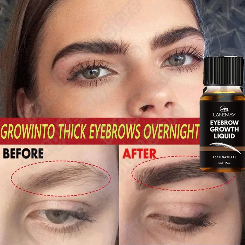 Top Trends: Fast Eyebrow Growth Serum Eyelash Hair Growth Anti Hairs Loss Product Prevent Baldness Fuller Thicker Lengthening Eyebrow Makeup Shoppable Styles