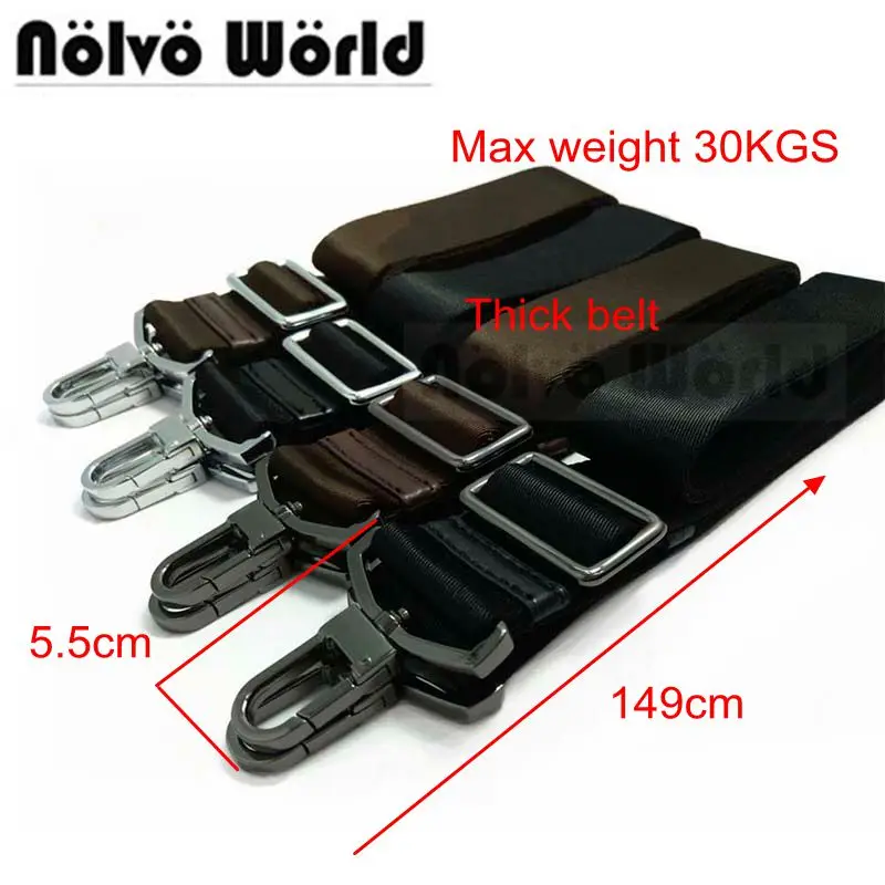 Top Trends: 38mm Wide Thick Nylon Belt Powerful Accessory, men Bags Long Shoulder Strap, replace Man Briefcase Bag Straps Bag Laptop Bag Strap Shoppable Styles