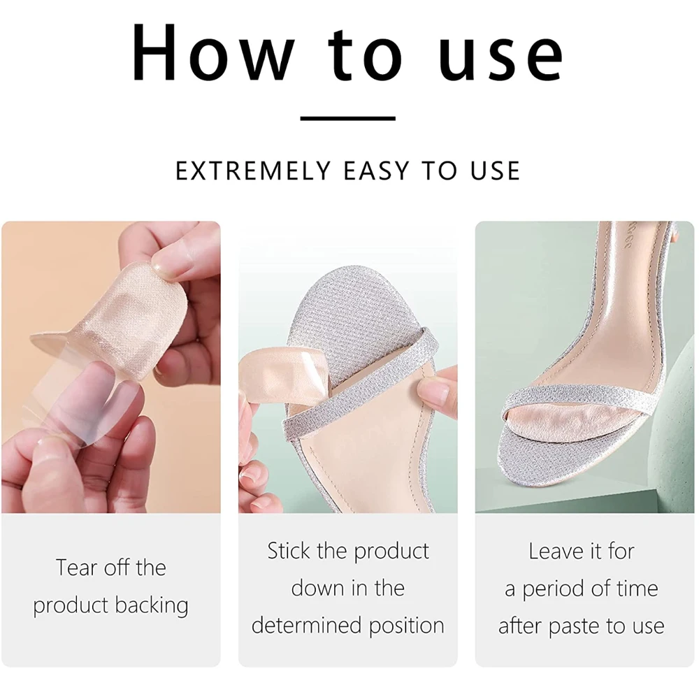 Top Trends: Soft Silicone Pads For Women's Shoes Anti-Slip Forefoot Insert Pad Heel Liner Gel Insoles For Heels Sandals Slippers Foot Pad Shoppable Styles - Image 5