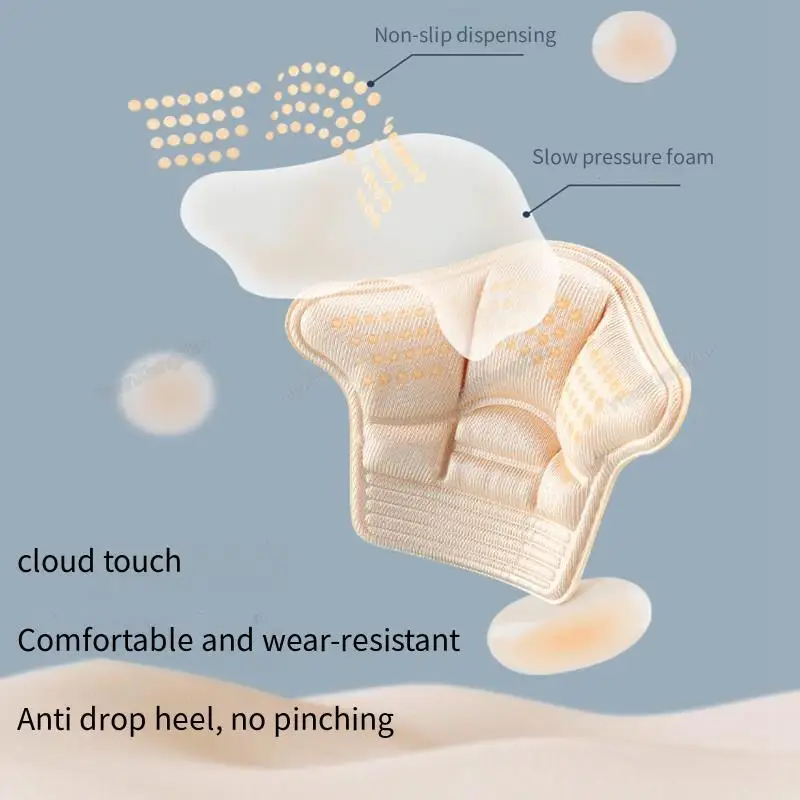 Top Trends: 5D Men Heel Protectors Stickers Comfort Leather Shoes Pads Sneakers Insoles Foot Pain Relievers Adjust Size Cushion Care Inserts Shoppable Styles - Image 2