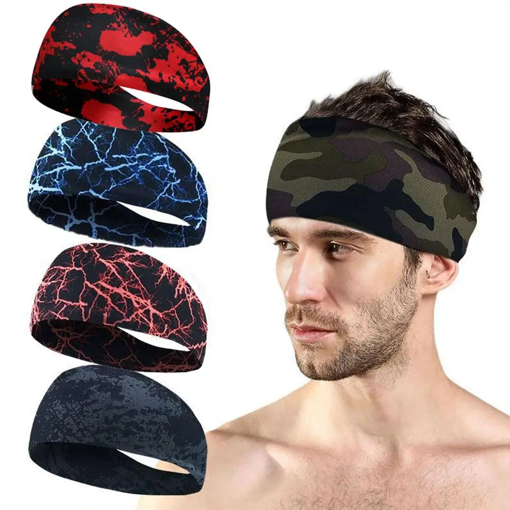 Top Trends: New Ultra-Thin Sports Headbands For Women Men Gym Yoga Sweat Hair Bands Soft Elastic Hairbands Stretch Outdoor Sport Sweatbands Shoppable Styles