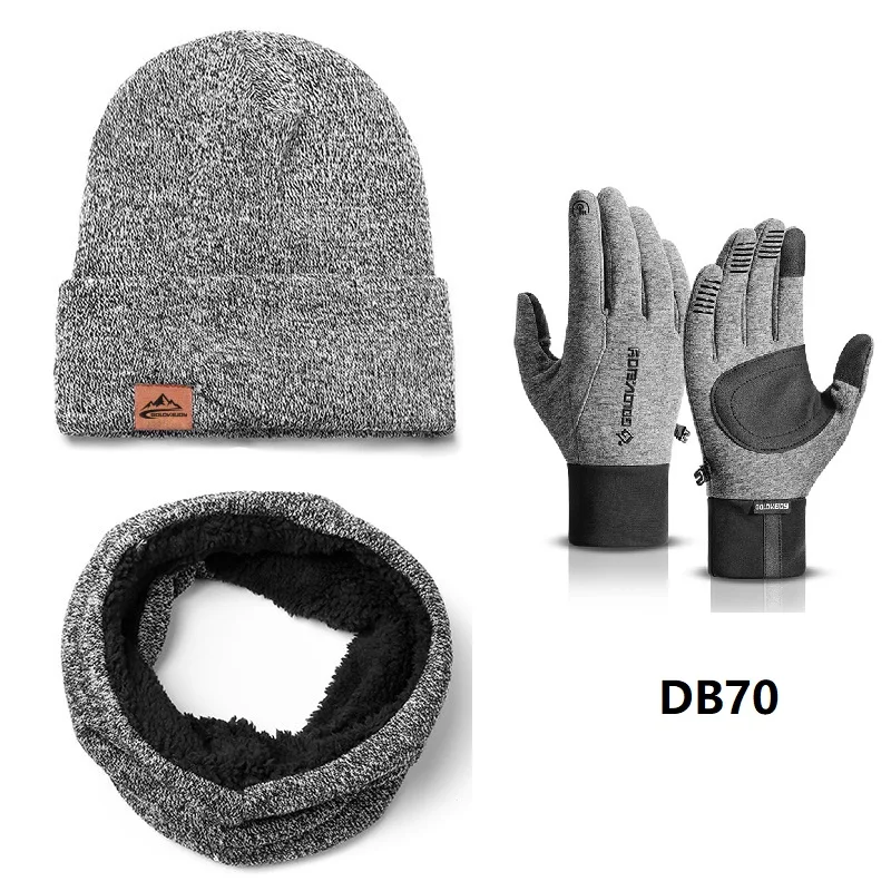 Top Trends: Men Women Beanie Winter Hats Scarf And Gloves Set For Cold Weather Warm Skull Cap Fleece Lined Neck Warmer Glove Xmas Gifts Shoppable Styles