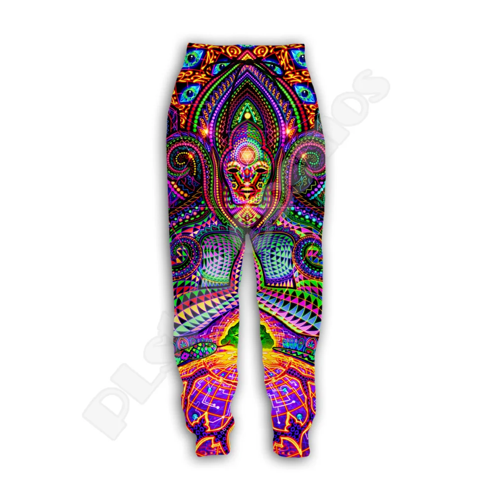 Top Trends: NewFashion Trippy Buddha Mandala Psychedelic Colorful Retro 3DPrint Men / Women Streetwear Joggers Pants Funny Casual Trousers X3 Shoppable Styles