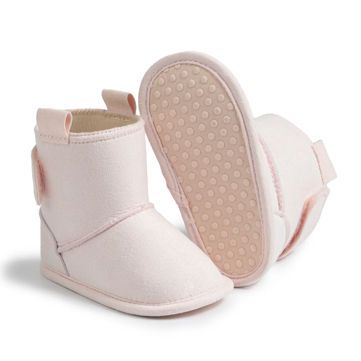 Top Trends: KIDSUN Newborn Snow Baby Booties Toddler First Walkers Shoes Winter Warm Cotton Anti-Slip Sole Baby Boy Girl Crib Shoes Shoppable Styles - Image 4