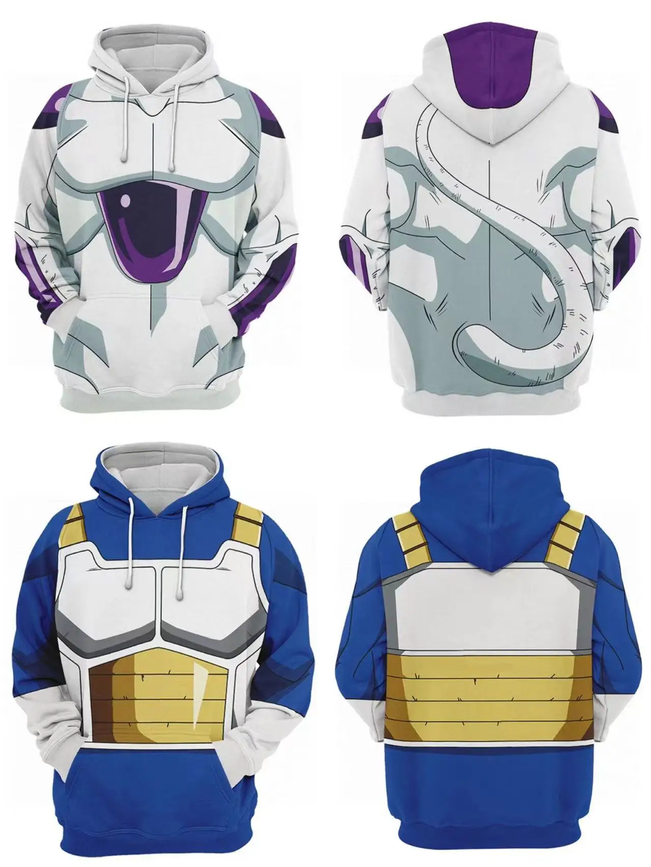 Top Trends: Vegeta IV Cosplay Hoodie 3D Printed Hooded Sweatshirt Men Women Casual Streetwear Pullover Shoppable Styles