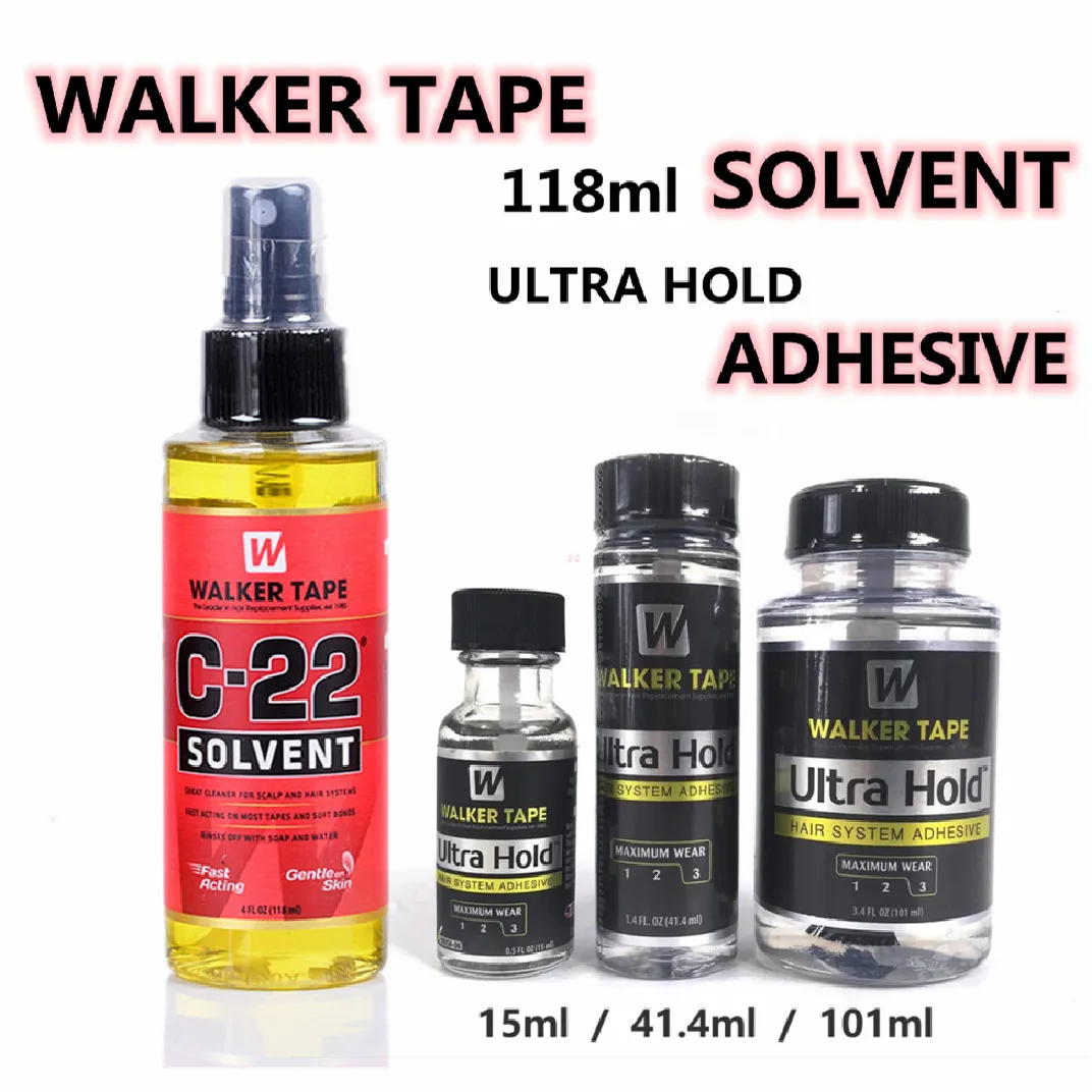 Top Trends: C-22 118ml(4oz) Solvent For Lace Wig / Toupee / Closure / Tape Hair Extension Glue Remover Fast Acting + Walker Tape Ultra Hold Glue Shoppable Styles