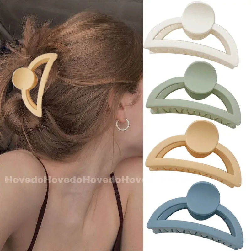 Top Trends: Summer Candy Color Claw Clip Women Girls Hair Clip Plastic Claws Hair Clamps Hairpins Barrette Crab Hair Accessories Gifts Shoppable Styles