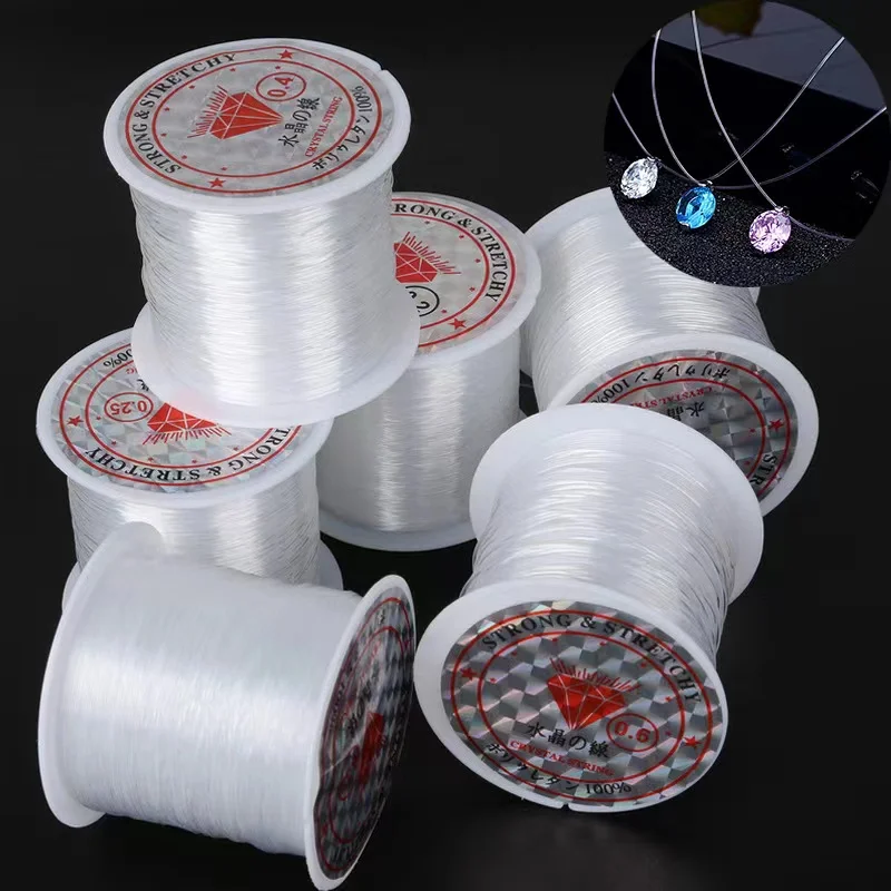 Top Trends: 0.2 / 0.25 / 0.3 / 0.35 / 0.4 / 0.5 / 0.6 / 0.7 / 0.9 / 1mm Fish Line Clear Non-stretch Strong Nylon String Beading Cord Thread For Jewelry Making Shoppable Styles