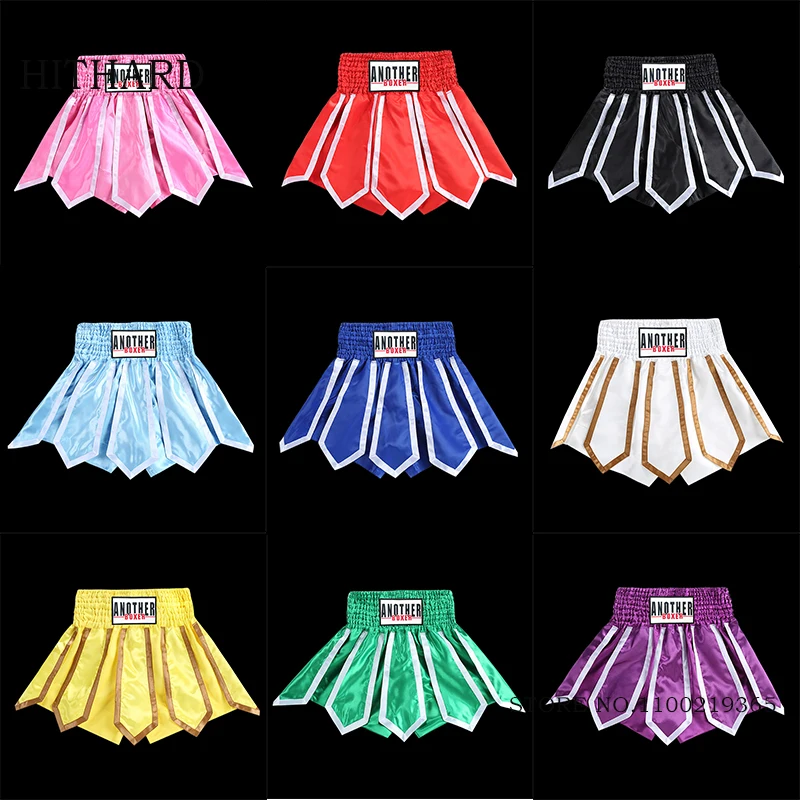 Top Trends: Muay Thai Shorts Lotus Ribbons Boxing Shorts Men Womens Child Kickboxing Pants Kids Adult MMA Martial Arts Grappling Fight Wear Shoppable Styles