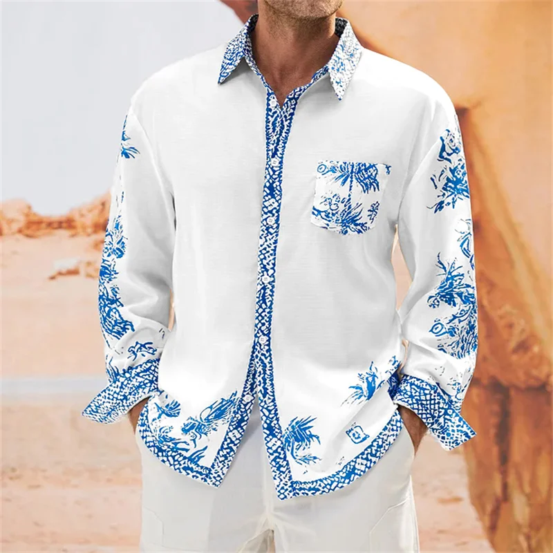 Top Trends: 2023 Fashionable Shirts For Men Luxurious And Comfortable Bamboo Fiber Cotton Men's Shirts With Pocket Buttons Long Sleeve S-6XL Shoppable Styles