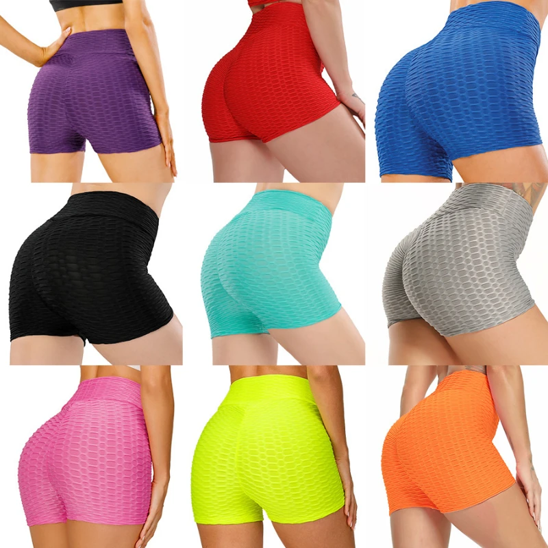 Top Trends: Push Up Sport Shorts Women Cycling Shorts High Waist Elasticated Seamless Fitness Shorts Gym Training Yoga Sport Short Leggings Shoppable Styles