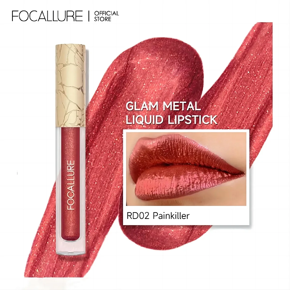 Top Trends: FOCALLURE Diamond Glitter Lip Gloss Long Lasting 15 Colors Metal Matte Shiny Liquid Lipstick Charming Lip Blam Makeup Cosmetics Shoppable Styles