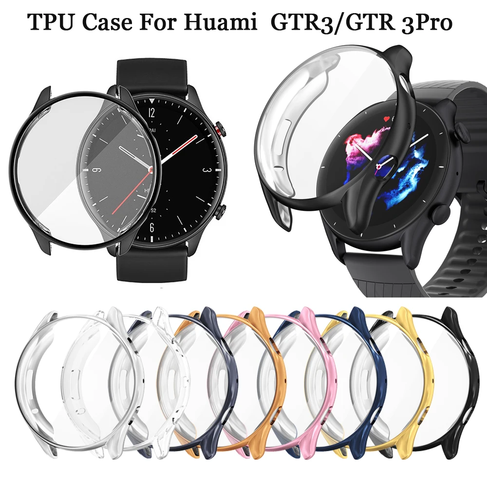 Top Trends: Full Cover Soft TPU Case For Huami Amazfit GTR 3 / GTR 3 Pro Shell Bumper Screen Protector Case For Amazfit GTR 3 / GTR 3 Pro Cover Shoppable Styles