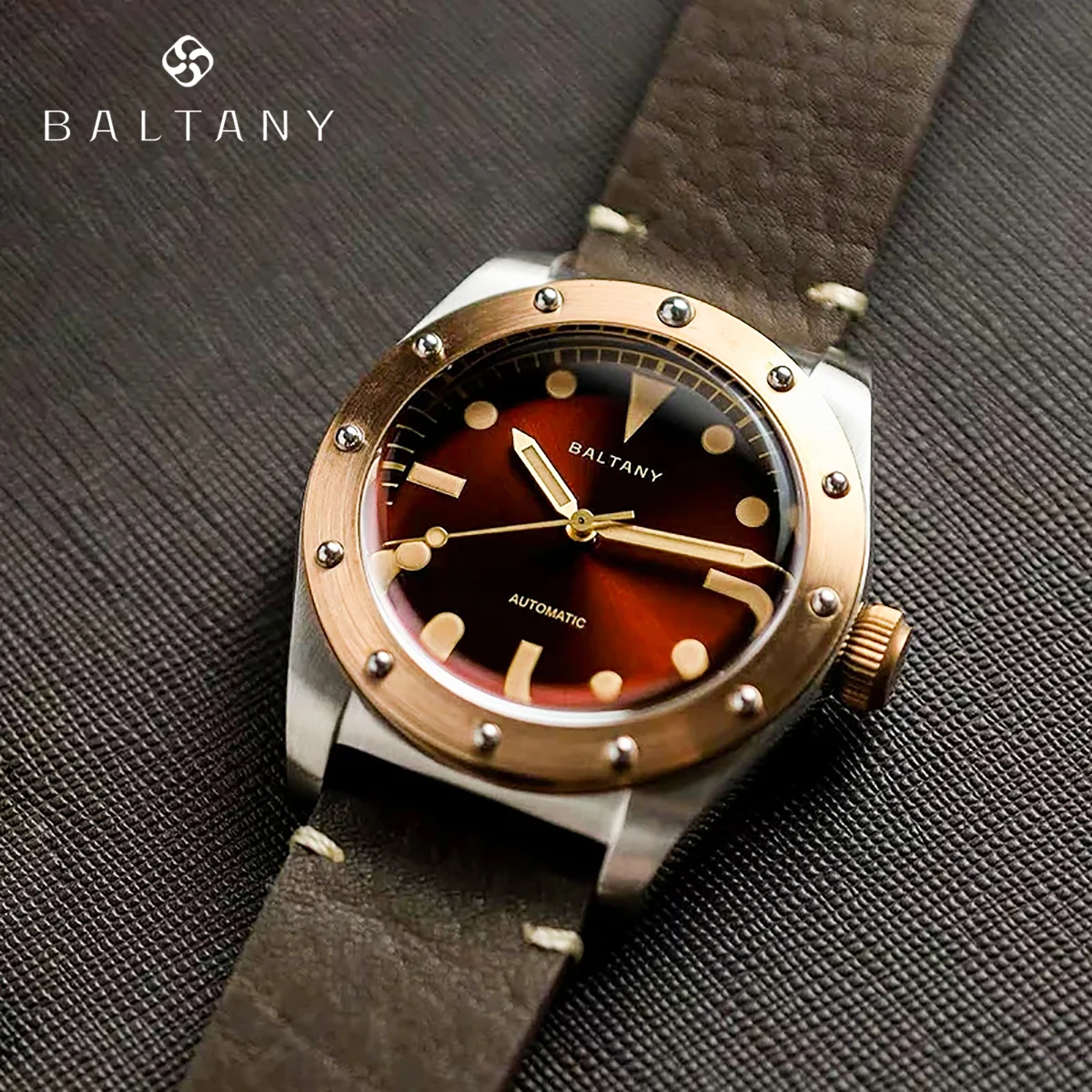 Top Trends: Baltany 2023 Sailing Series Men's Mechanical Watch Bronze Case Sapphire Waterproof 20Bar Super Glow Classic Vintage Watch For M Shoppable Styles