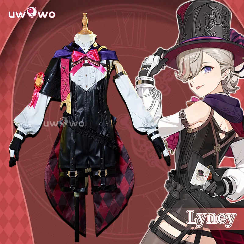 Top Trends: UWOWO Lyney Cosplay Collab Series: Game Genshin Impact Cosplay Fontaine Lyney Halloween Cosplays Costume Shoppable Styles