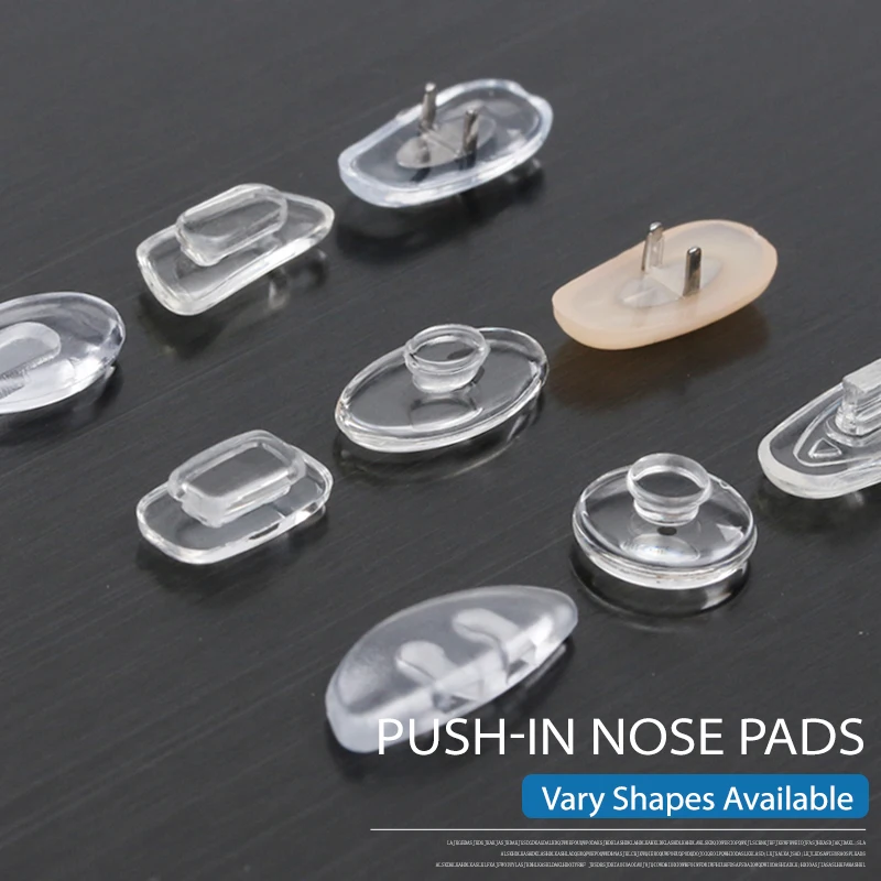 Top Trends: Eyeglasses Nose Pads Oval Pushin Nose Pieces Push In Soft Silicone Slide In Nose Pads Nosepads For Eye Glasses Sunglasses Shoppable Styles