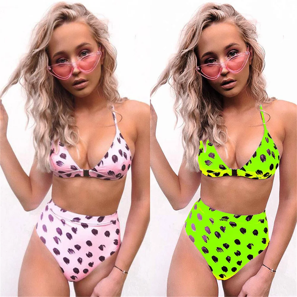 Top Trends: Bikini 2023 Sexy Leopard High Waist Swimwear Swimsuit Women Bikinis Set Bathing Suit Beach Bikini Female Push Up Banadores Mujer Shoppable Styles