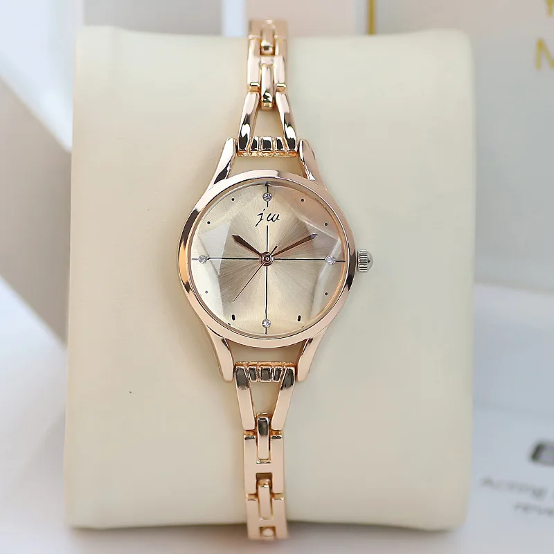 Top Trends: Luxury Bracelet Watch For Women Elegant Rose Gold Ladies Wrist Watches Rhinestone Simple Fashion Female Quartz Relogio Feminino Shoppable Styles