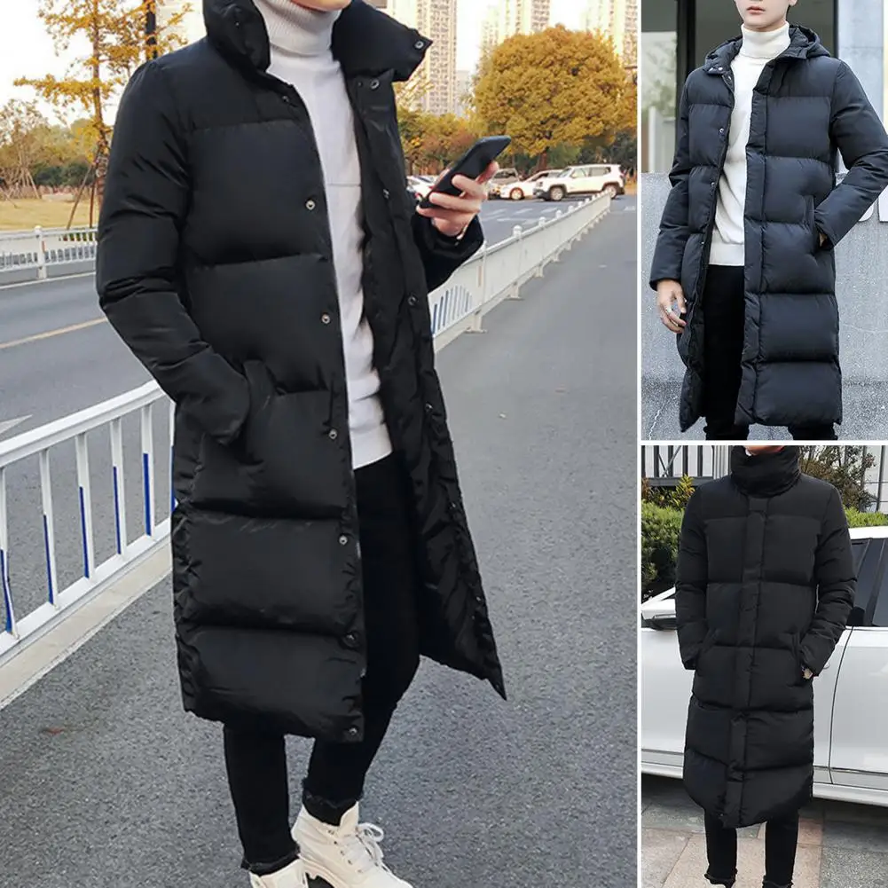 Top Trends: Luxury Winter Mens Jackets Hooded Thicken Plus Long Parkas Padded Coats Padding Mans Clothing Male Long Winter Jacket Men Shoppable Styles