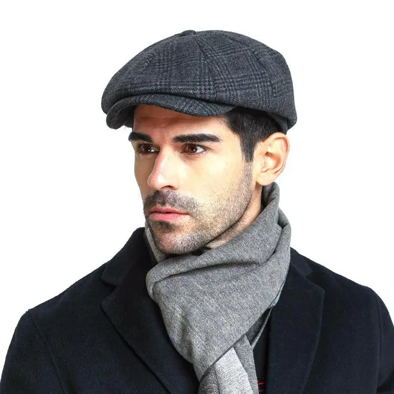 Top Trends: Big Head Oversize Plus Size Men Classic Newsboy Gatsby Hat Blend Wool Vintage Flat Ivy Cabbie Cap Gifts Shoppable Styles